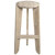 Blomus Eli Collection Oak Bar Stool with Rounded Edges and Shapes, Product View