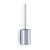 Blomus Nexio Collection Wall Mounted Short Toilet Brush in Polished Stainless Steel, 3-1/2'' Diameter x 14'' H