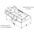 Broan BXT1 Series 30'' 4-Way Convertible Under Cabinet Range Hood, 270 CFM, Dimensions