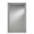 Broan Jensen by Broan Studio V Collection 14" W X 24" H or 14" W x 34" H Wall Mounted Beveled Mirror with Satin Nickel Frame