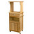 Hutch Top Cart with Open Storage