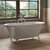 Cambridge Plumbing 60'' Tub w/ Polished Chrome Telephone Faucet & Hand Shower 6'' Risers Plumbing Package