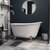 Cambridge Plumbing 54'' Tub w/ Polished Chrome Gooseneck Faucet & Shower Wand Plumbing Package