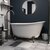 Cambridge Plumbing 58'' Tub w/ Oil Rubbed Bronze Gooseneck Faucet & Shower Wand Plumbing Package