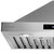 Cavaliere B02-30 Series 30" Wall Mount Range Hood, 462 CFM, 4-Speed, Stainless Steel, Close Up View 2