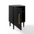 Crosley Furniture Everett Record Player Stand In Matte Black, 20-3/4'' W x 16'' D x 33-1/2'' H