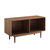 Crosley Furniture  Liam Medium Record Storage Console Cabinet In Walnut, 40'' W x 15-3/4'' D x 22-1/4'' H