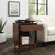 Crosley Furniture  Liam Record Storage End Table In Walnut, 20'' W x 15-3/4'' D x 25-1/2'' H