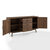 Crosley Furniture  Lucas Sideboard In Brown, 58'' W x 15-3/4'' D x 30'' H