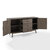 Crosley Furniture  Lucas Sideboard In Gray, 58'' W x 15-3/4'' D x 30'' H