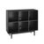 Crosley Furniture  Liam 6 Cube Bookcase In Black, 42-1/4'' W x 15-3/4'' D x 35-7/8'' H