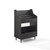 Crosley Furniture  Liam Record Storage Stand In Black, 28'' W x 18-1/2'' D x 45-1/4'' H