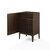 Crosley Furniture  Asher Record Storage Stand In Dark Brown, 20-3/4'' W x 15-3/4'' D x 33-3/4'' H