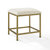 Crosley Furniture  Aimee Vanity Stool In Soft Gold, 18'' W x 17'' D x 18-3/4'' H