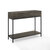 Crosley Furniture  Jacobsen Console Table In Brown Ash, 42'' W x 14'' D x 34-1/2'' H