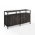 Crosley Furniture  Jacobsen 54'' Media Stand In Brown Ash, 54'' W x 15-1/4'' D x 30-3/8'' H