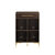 Crosley Furniture  Juno Record Storage Cube Bookcase In Dark Brown, 28'' W x 15'' D x 42-1/4'' H