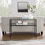 Crosley Furniture  Ashton Console Table In Matte Black, 42'' W x 14'' D x 30'' H