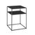 Crosley Furniture  Braxton End Table In Matte Black, 18-1/8'' W x 18-1/8'' D x 24'' H