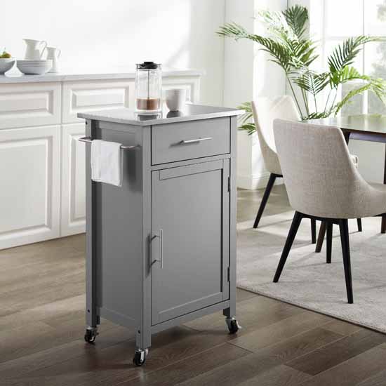 Stainless Steel Top Gray Base Situational View 1