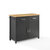 Crosley Furniture  Tristan Kitchen Island/Cart In Gray, 40'' W x 18'' D x 36'' H