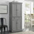 Crosley Furniture Seaside Pantry In Distressed Gray, 30'' W x 16'' D x 72'' H