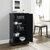 Crosley Furniture  Seaside Accent Cabinet In Distressed Black, 23-1/2'' W x 14'' D x 41-1/4'' H
