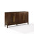 Crosley Furniture  Darcy Sideboard In Dark Brown, 58'' W x 14-1/2'' D x 32-1/4'' H