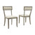 Crosley Furniture  Alessia 2Pc Dining Chair Set - 2 Chairs In Rustic Gray Wash, 19-1/8'' W x 22'' D x 35-1/2'' H