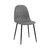 Crosley Furniture  Weston 2Pc Dining Chair Set - 2 Chairs In Distressed Gray, 17-1/8'' W x 17'' D x 34'' H