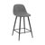Crosley Furniture  Weston 2Pc Counter Stool Set- 2 Stools In Distressed Gray, 17-5/8'' W x 17-1/2'' D x 35-1/2'' H