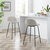 Crosley Furniture  Riley 2Pc Counter Stool Set - 2 Stools In Oatmeal, 16-1/4'' W x 16-1/4'' D x 33-1/2'' H