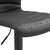 Crosley Furniture  Wyatt Adjustable Height Swivel Stool In Distressed Black, 17'' W x 17'' D x 42-1/8'' H