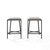Crosley Furniture  Ellery 2Pc Counter Stool Set- 2 Stools In Gray, 16-1/2'' W x 15-3/8'' D x 24'' H