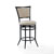 Black Counter Stool w/ White Cushion, Product View