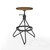 Crosley Furniture  Kalen Adjustable Height Swivel Stool In Brown, 20-1/2'' W x 20-1/2'' D x 29'' H