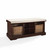 Brennan Entryway Storage Bench in Mahogony