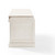 Crosley Furniture Seaside Entryway Bench, Distressed White Finish