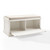 Crosley Furniture Seaside Entryway Bench, Distressed White Finish