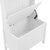 Crosley Furniture  Plymouth Hall Tree In White, 26'' W x 15'' D x 70'' H