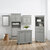 Crosley Furniture Lydia Tall Cabinet In Gray, 23-1/2'' W x 11-5/8'' D x 60-1/8'' H