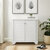 Crosley Furniture  Lydia Storage Cabinet In White, 31'' W x 11-7/8'' D x 30-3/8'' H