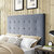 Crosley Furniture  Reston Upholstered King/Cal King Headboard In Cornflower, 81'' W x 4'' D x 58'' H