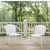 Crosley Furniture Palm Harbor Outdoor Wicker Stackable Chairs, White Finish