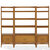 Crosley Furniture  Landon 3Pc Etagere Set - Large Etagere & 2 Small Etageres In Acorn, 82-1/4'' W x 15'' D x 70-1/2'' H