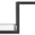 Crosley Furniture Sloane 2 Piece Etagere Set - 2 Etageres In Matte Black, 69-1/2'' W x 12-1/2'' D x 78'' H