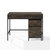 Crosley Furniture  Jacobsen 2Pc File Cabinet And Desk Set- Desk & File Cabinet In Brown Ash, 42-1/8'' W x 20'' D x 30-1/2'' H