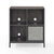 Crosley Furniture  Jacobsen Record Storage Cube Bookcase With Speaker- Bookcase & Speaker In Brown Ash, 28-1/2'' W x 13-1/2'' D x 33'' H