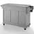 Crosley Furniture Portable Kitchen Cart Stainless Steel Top KitchenSource