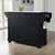 Crosley Furniture Kitchen Island Cart Black Finish KitchenSource